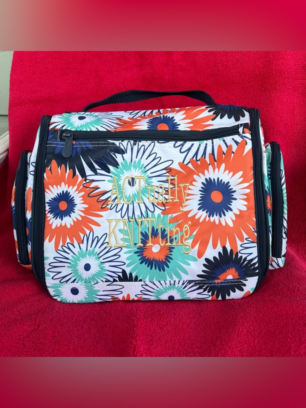 thirty-one Utility Organizing Knitting Craft Tote Bag